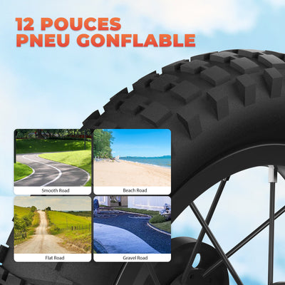 isinwheel A12 moto électrique pour enfants