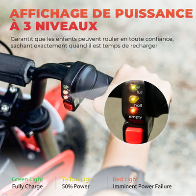 isinwheel A12 moto électrique pour enfants