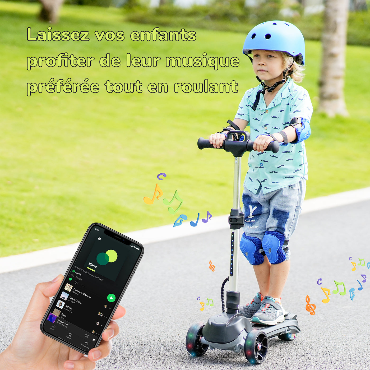 IK2 trottinette électrique pour enfants et adolescents