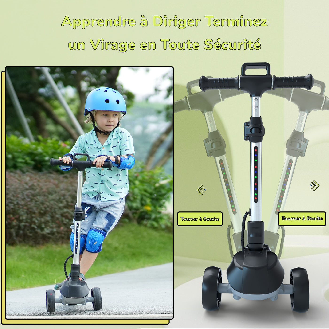 IK2 trottinette électrique pour enfants et adolescents