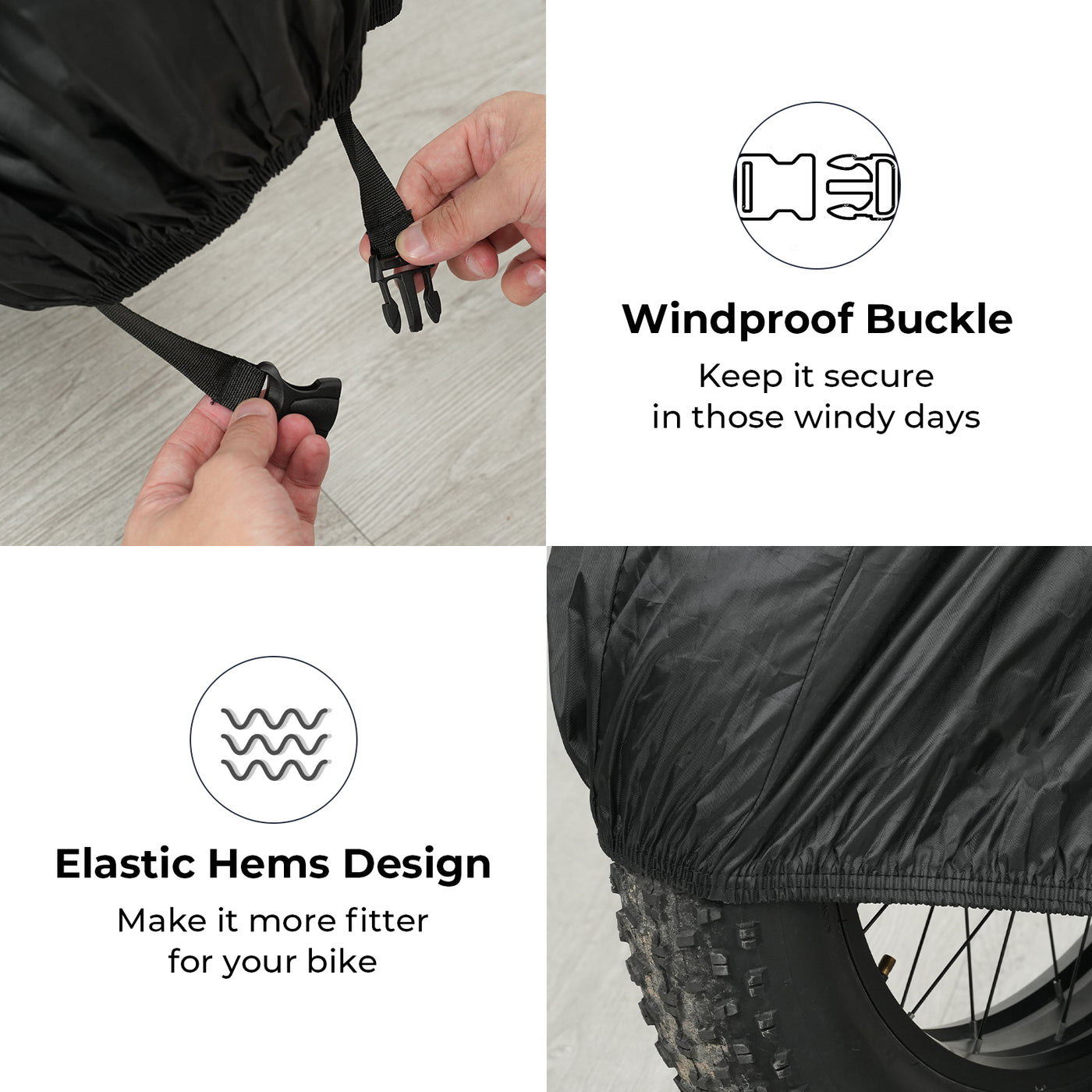 Housse de protection pour vélo électrique U2/M10