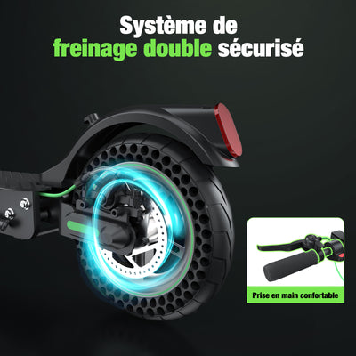 isinwheel® S9MAX Trottinette électrique 500W pour adultes