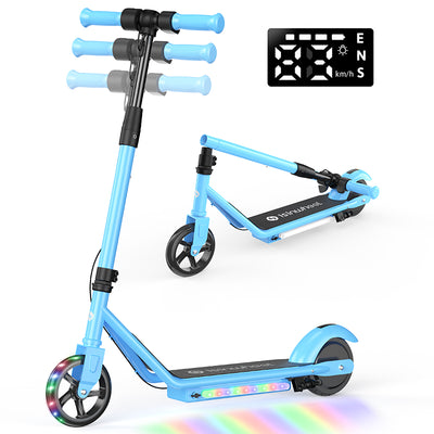 isinwheel S6 trottinette électrique pour enfants et adolescents (Hauteur réglable)