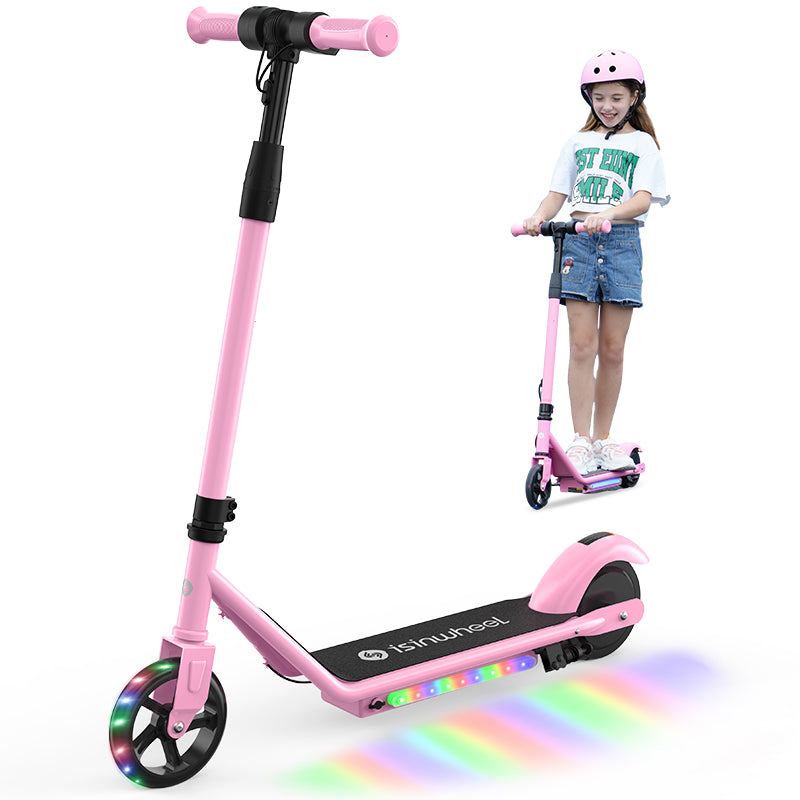 isinwheel S6 trottinette électrique pour enfants et adolescents (Hauteur réglable)